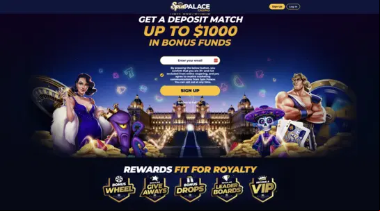 Spin Palace Casino Screenshot